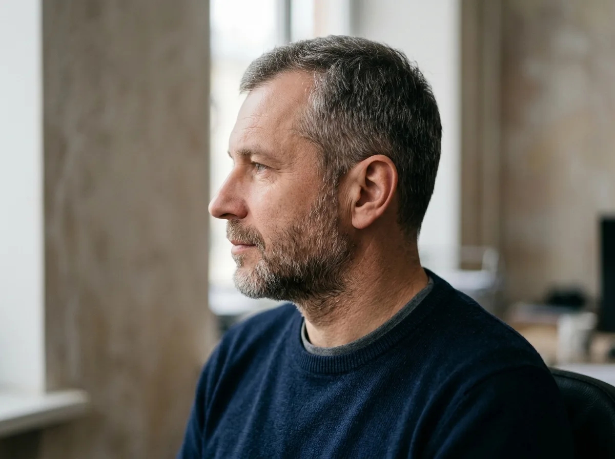 Аватар пациента Владимира Т. — мужчина 45 лет, нейтральный фон, фотография профиля